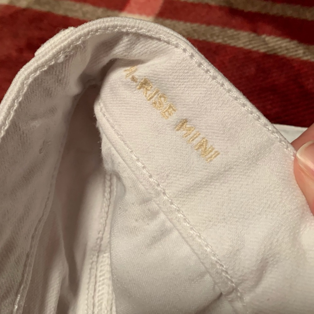 AEO White Hi Rise Mini Skirt - Picture 10 of 12